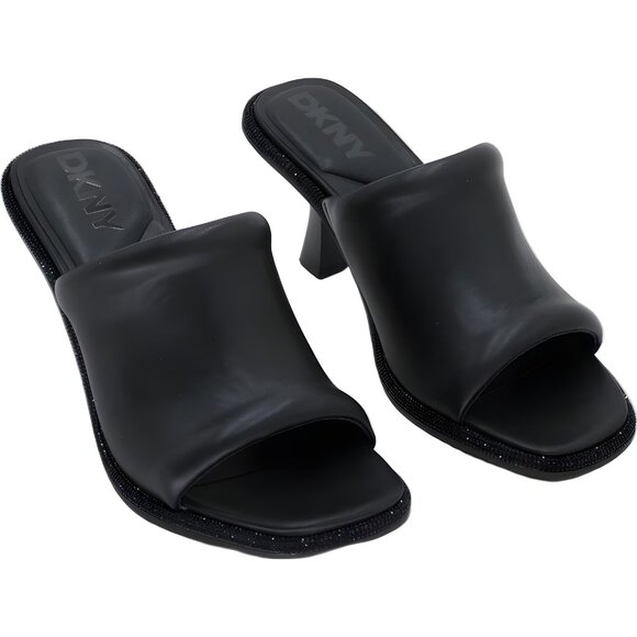 DKNY Reading Slide Sandals Black Slip-On Comfort Women's US 6.5M - Picture 4 of 6